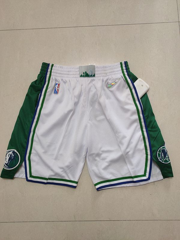 2025 Men NBA Dallas Mavericks Shorts Nike White style 2